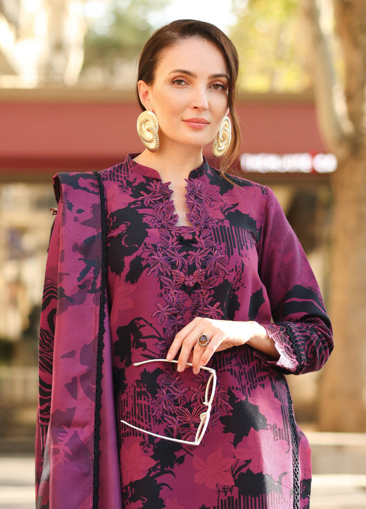 Lifestyle by Rang Rasiya Unstitched Embroidered Khaddar Suits 3 Piece RR25LW D-12 Freya - Winter Collection