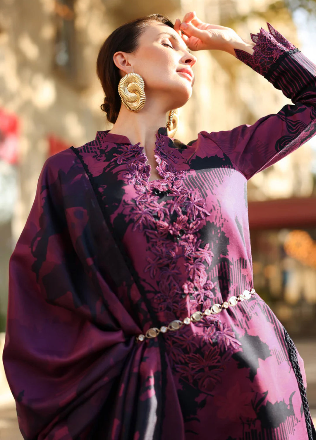 Lifestyle by Rang Rasiya Unstitched Embroidered Khaddar Suits 3 Piece RR25LW D-12 Freya - Winter Collection