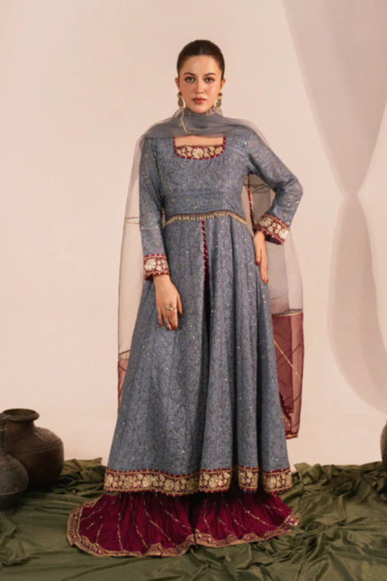 Zaaviay Lavender Breeze Chikankari Suits Pret 3 Piece Festive Collection