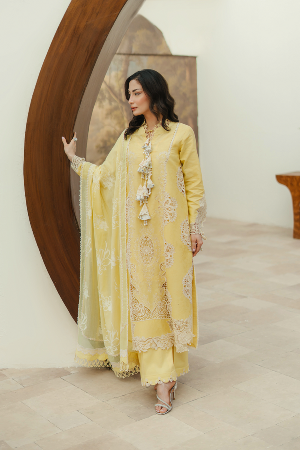 Manara by Maria Embroidered Chiffon 3 Piece Suit LILLY - Festive Collection
