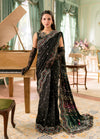 Luxe by Qalamkar Unstitched Embroidered Grip Silk Saree QLK26UL Linnea QSL-08 - Festive Collection