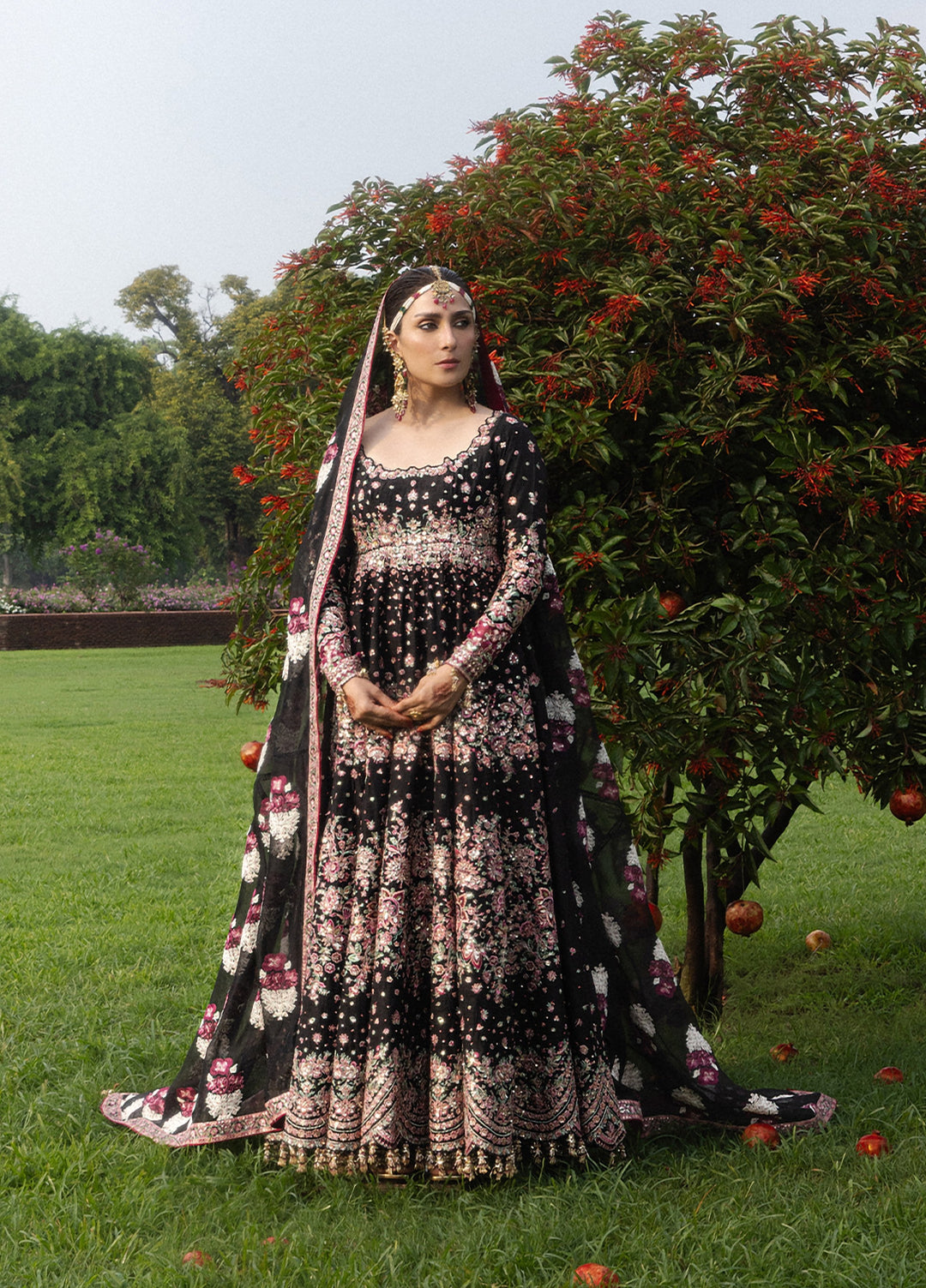 The Doll House by Hussain Rehar Unstitched Embroidered Korean Silk 3 Piece Suit HR26UDH Shahnoor D-876 - Wedding Collection
