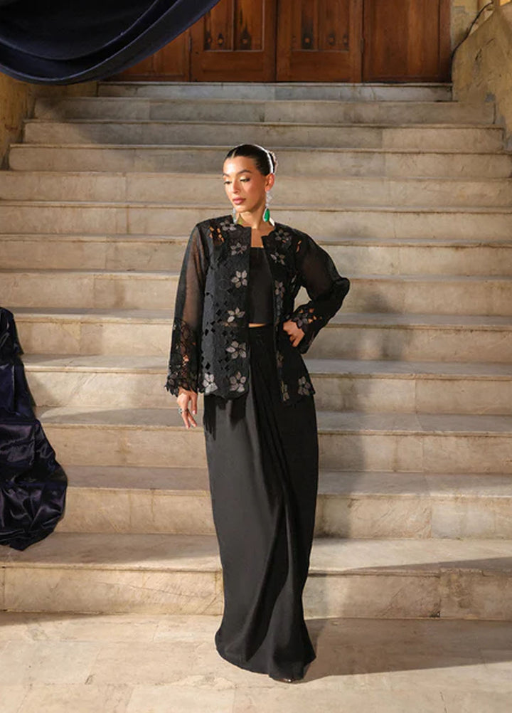 Luxe by Sahar Pret Embroidered Organza 3 Piece Lunar Blossom