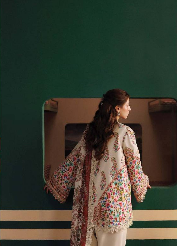 M Basics by Maria B Unstitched Printed Khaddar 3 Piece Suit MB26UMK MB-CUSV15 10A - Winter Collection