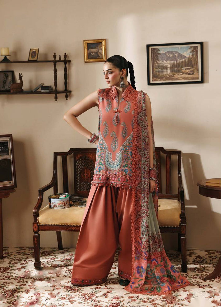 M Basics by Maria B Unstitched Printed Khaddar 3 Piece Suit MB26UMK MB-CUSV15 10B - Winter Collection