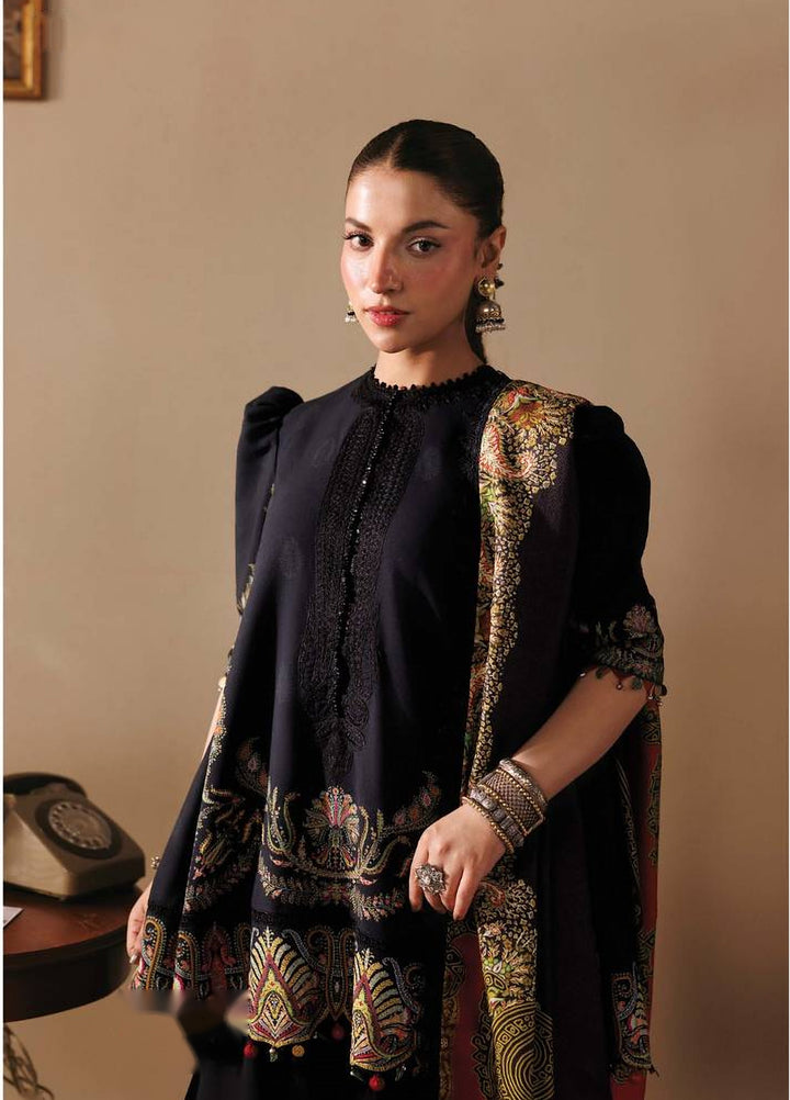 M Basics by Maria B Unstitched Embroidered Khaddar 3 Piece Suit MB26UMK MB-CUSV15 11B - Winter Collection