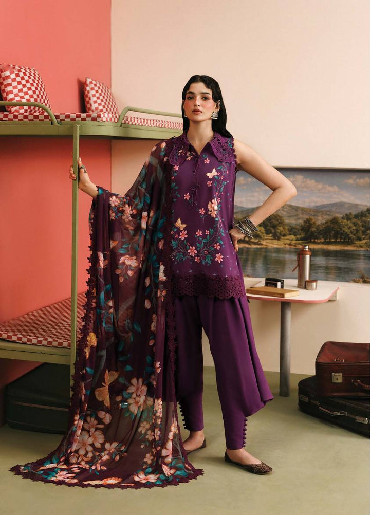 M Basics by Maria B Unstitched Printed Khaddar 3 Piece Suit MB26UMK MB-CUSV15 7A - Winter Collection