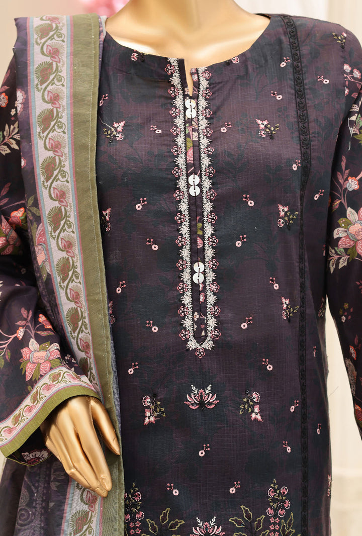 Mehak by HZ Textile Unstitched Embroidered Lawn 3 piece Suit MCE-3147 - Festive Collection