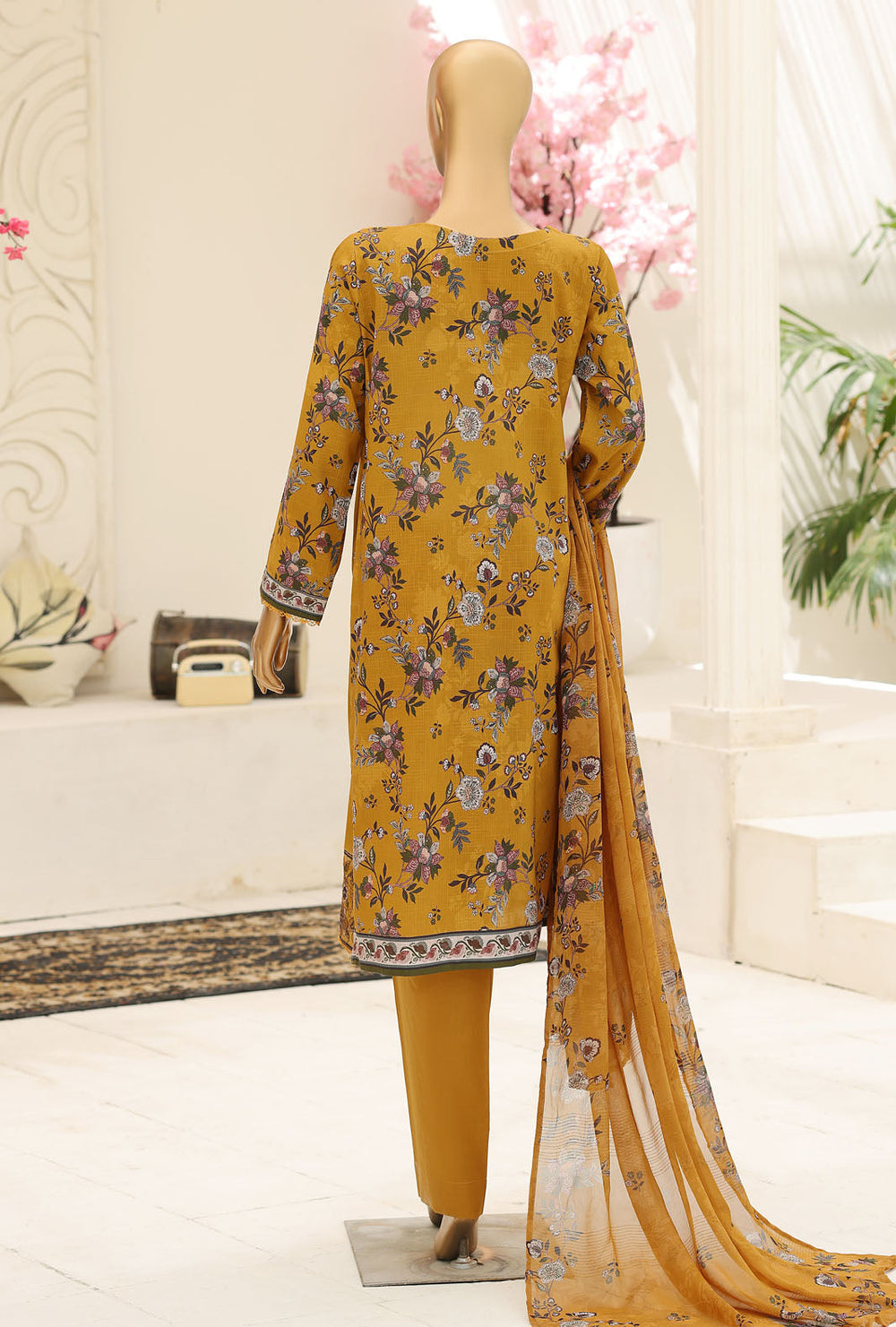 Mehak by HZ Textile Unstitched Embroidered Lawn 3 piece Suit MCE-3149 - Festive Collection