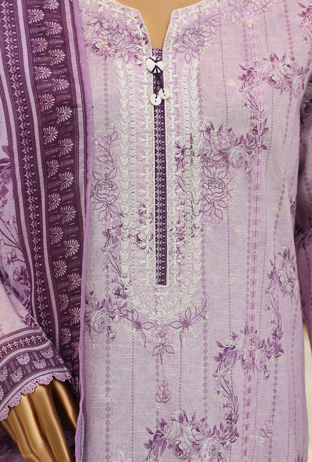 Mehak by HZ Textile Unstitched Embroidered Lawn 3 piece Suit MCE-3160 - Festive Collection