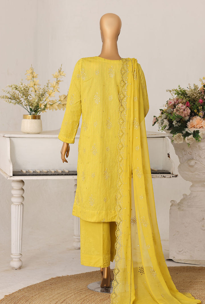 Mayaar by HZ Textile Unstitched Embroidered Lawn 3 piece Suit MEC-7031 - Casual Collection