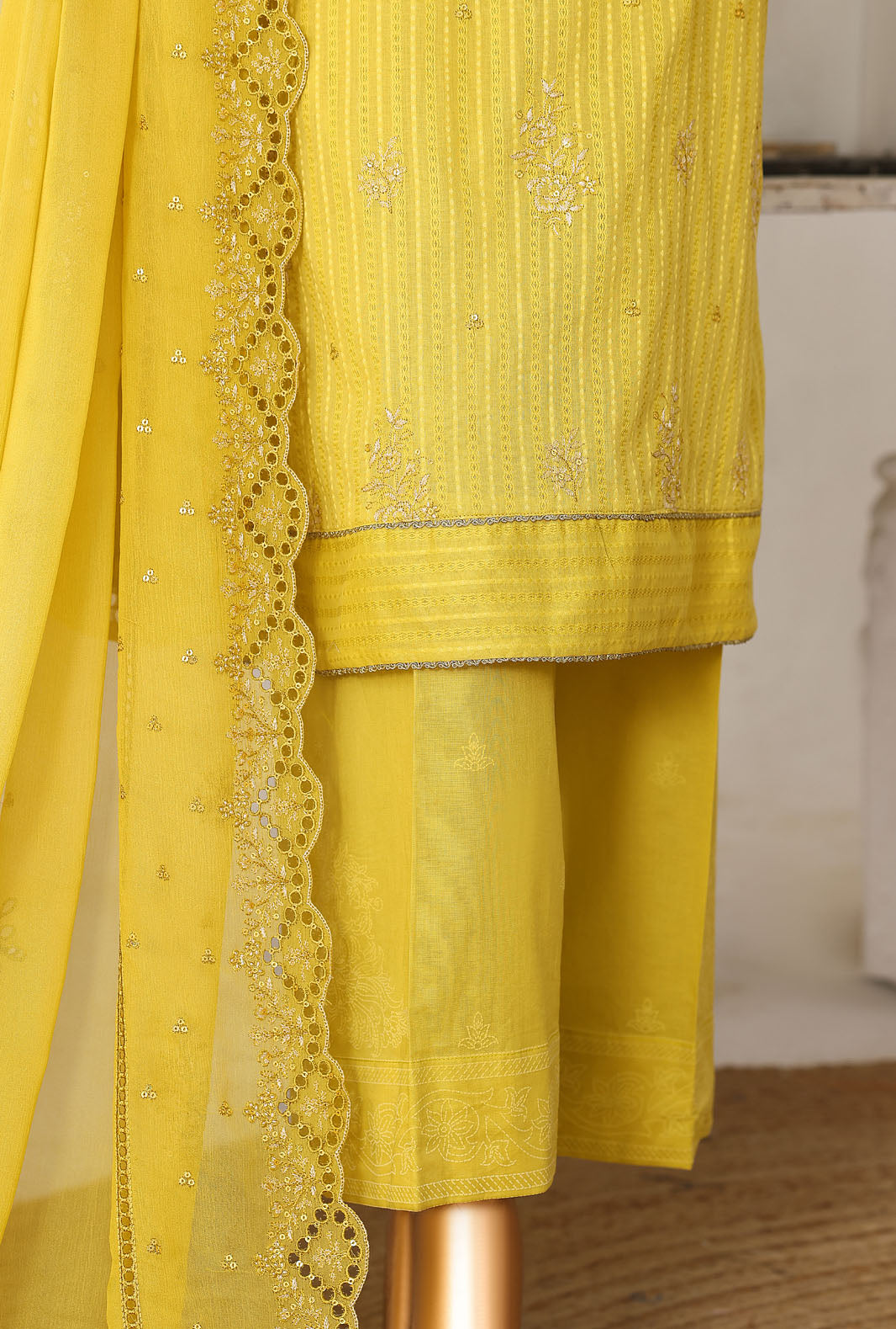 Mayaar by HZ Textile Unstitched Embroidered Lawn 3 piece Suit MEC-7031 - Casual Collection