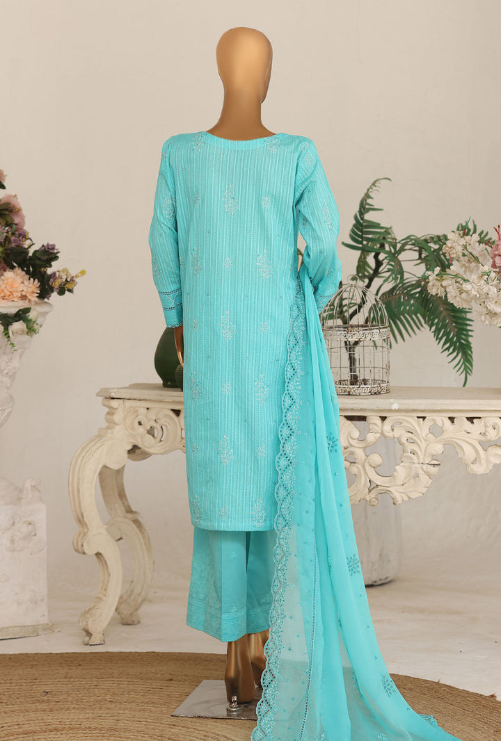 Mayaar by HZ Textile Unstitched Embroidered Lawn 3 piece Suit MEC-7032 - Casual Collection