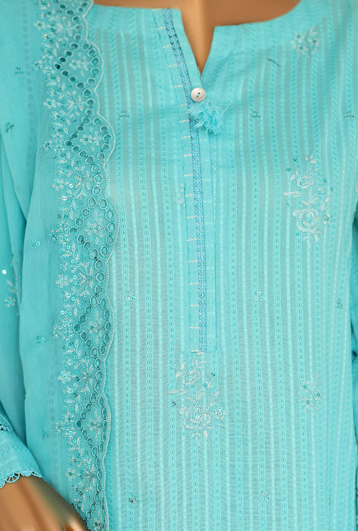 Mayaar by HZ Textile Unstitched Embroidered Lawn 3 piece Suit MEC-7032 - Casual Collection