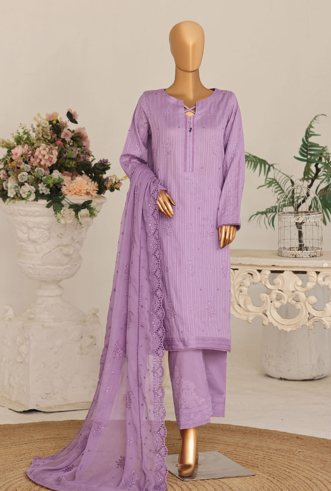 Mayaar by HZ Textile Unstitched Embroidered Lawn 3 piece Suit MEC-7033 - Casual Collection