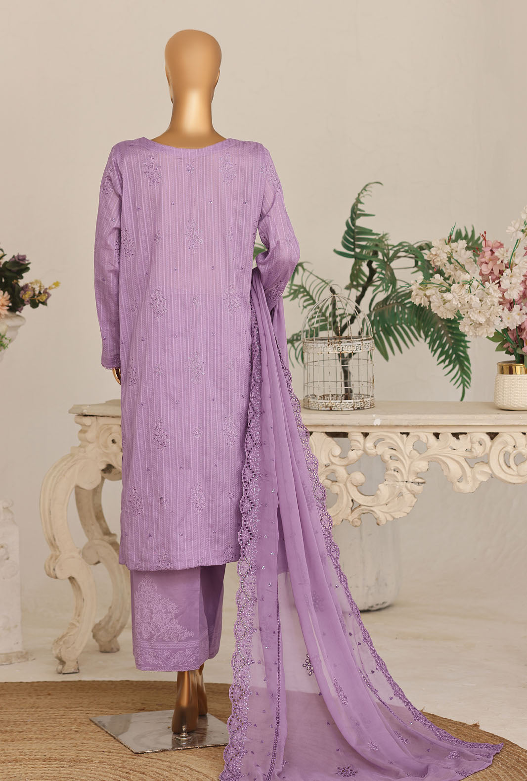 Mayaar by HZ Textile Unstitched Embroidered Lawn 3 piece Suit MEC-7033 - Casual Collection