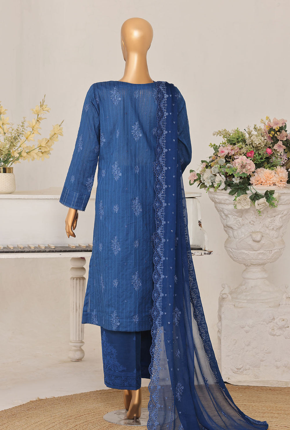 Mayaar by HZ Textile Unstitched Embroidered Lawn 3 piece Suit MEC-7035 - Casual Collection