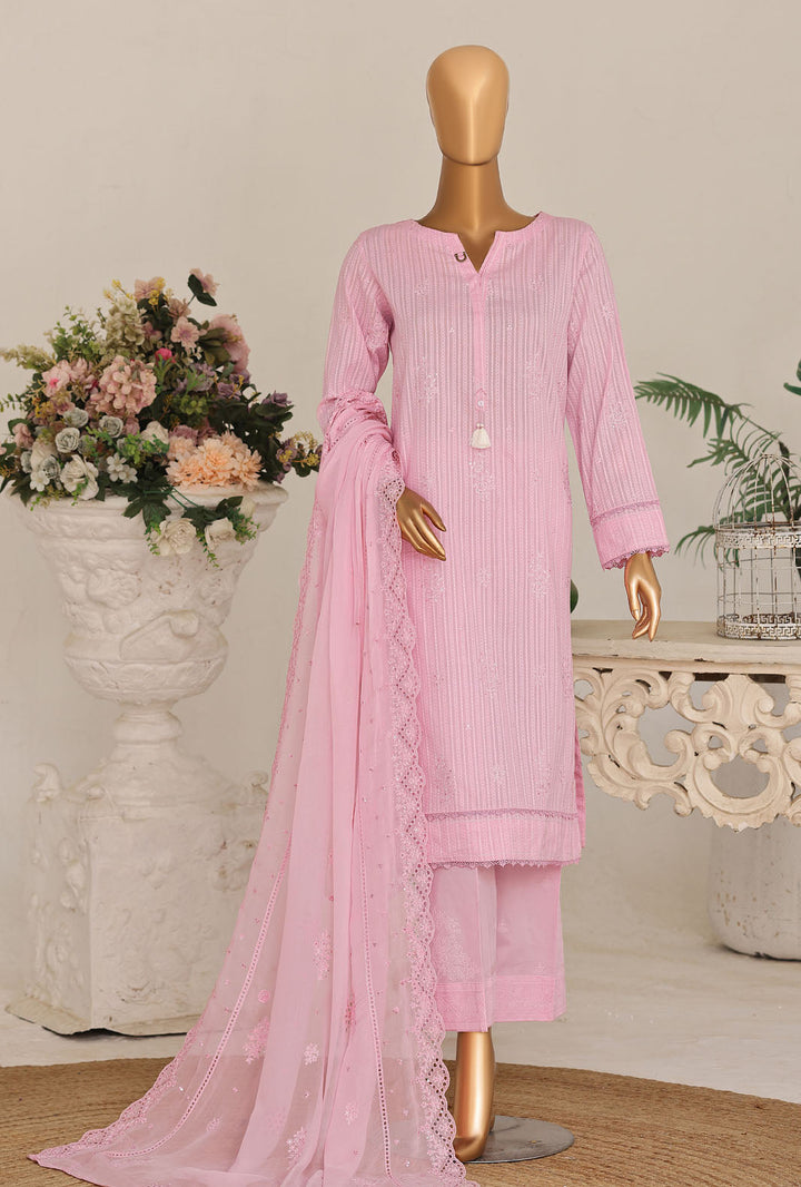Mayaar by HZ Textile Unstitched Embroidered Lawn 3 piece Suit MEC-7039 - Casual Collection