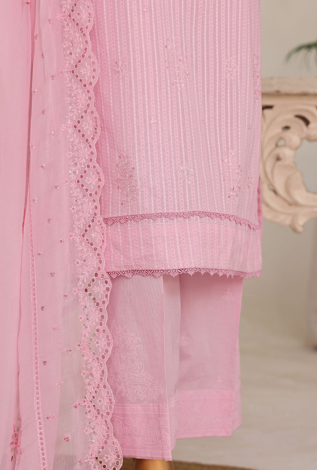 Mayaar by HZ Textile Unstitched Embroidered Lawn 3 piece Suit MEC-7039 - Casual Collection