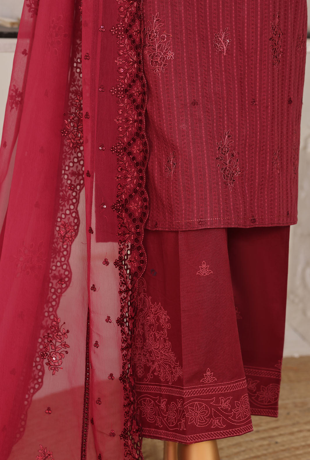 Mayaar by HZ Textile Unstitched Embroidered Lawn 3 piece Suit MEC-7040 - Casual Collection