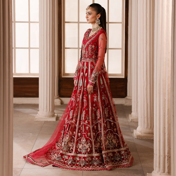 Zebtan Women Unstitched Embroidered Net 3 Piece Suit ZN-05 Festive Collection
