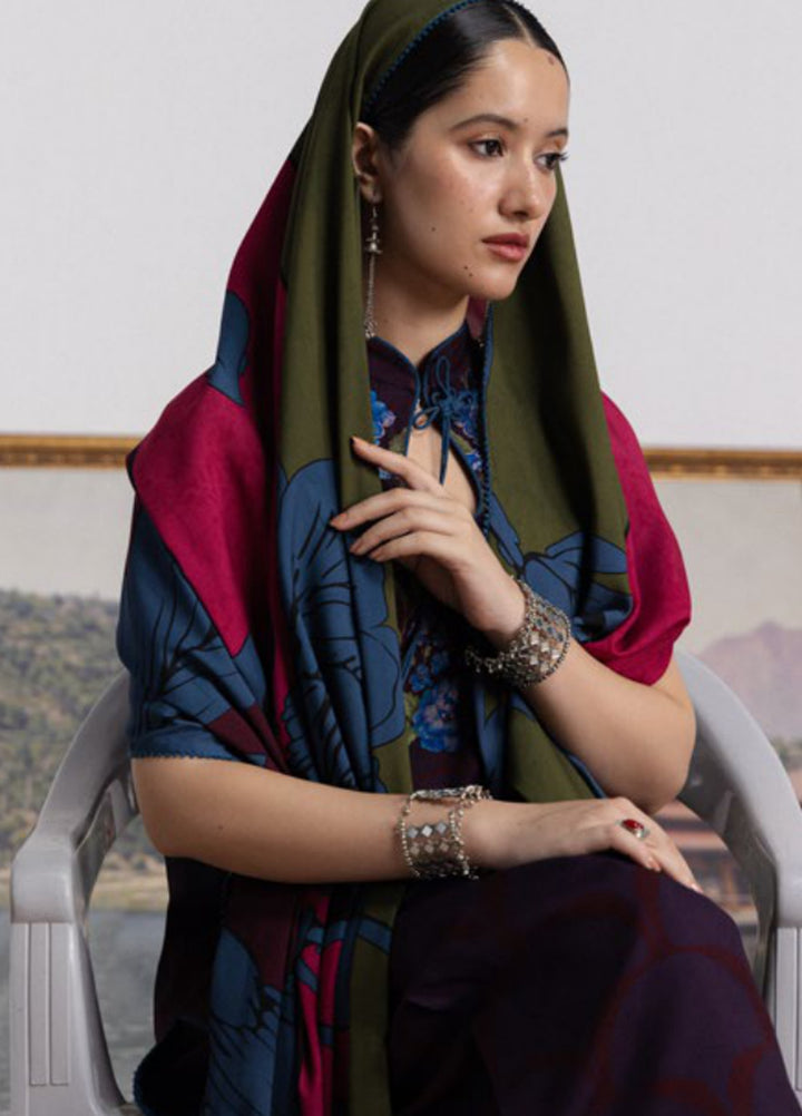 Coco by Zara Shahjahan Unstitched Printed Linen 3 Piece Suit CZ26UPL Mira 1B - Casual Collection