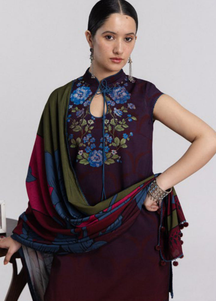 Coco by Zara Shahjahan Unstitched Printed Linen 3 Piece Suit CZ26UPL Mira 1B - Casual Collection