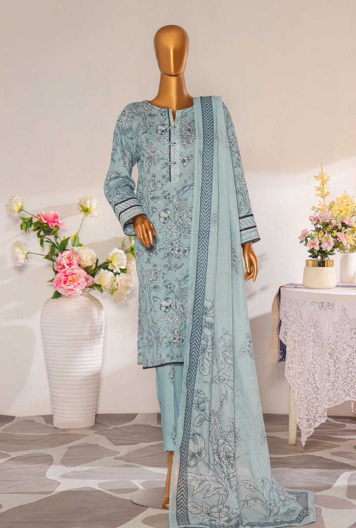 Mother by HZ Textiles Embroidered Linen Suit Unstitched 3 Piece MLE-1386 - Winter Collection