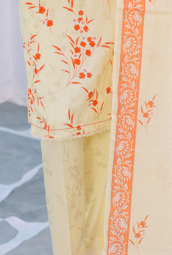 Mother by HZ Textiles Embroidered Linen Suit Unstitched 3 Piece MLE-1387 - Winter Collection