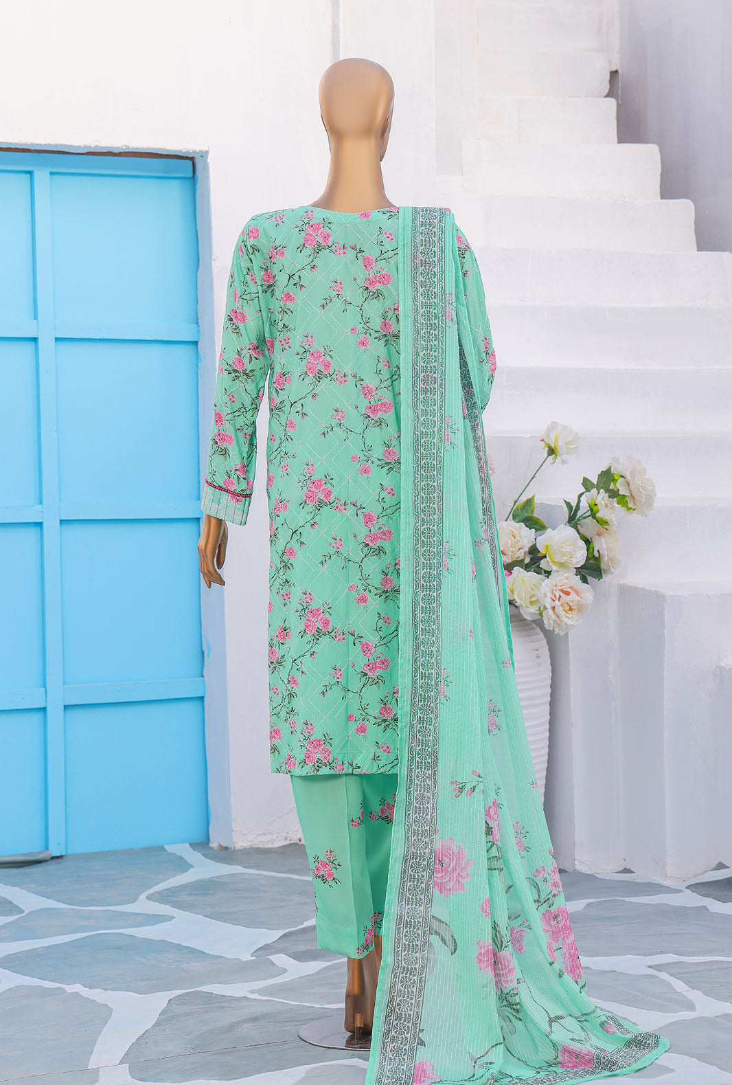 Mother by HZ Textiles Embroidered Linen Suit Unstitched 3 Piece MLE-1388 - Winter Collection