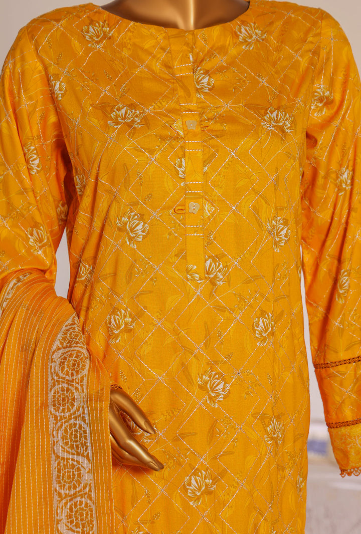 Mother by HZ Textiles Embroidered Linen Suit Unstitched 3 Piece MLE-1389 - Winter Collection