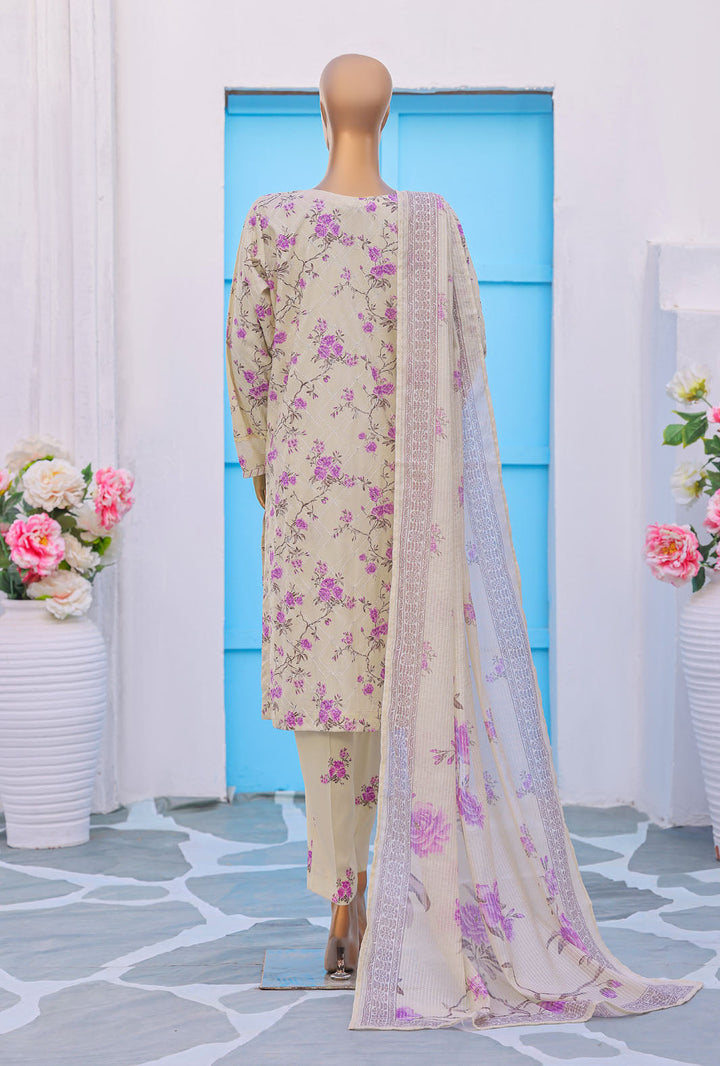 Mother by HZ Textiles Embroidered Linen Suit Unstitched 3 Piece MLE-1395 - Winter Collection