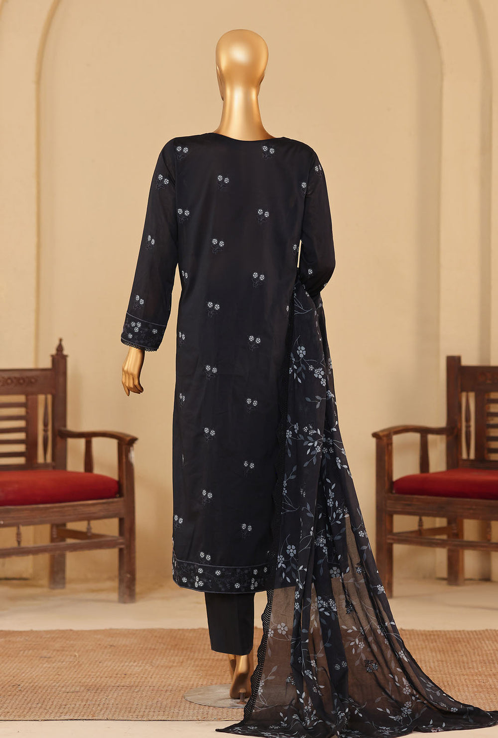 Meeras by HZ Textile Unstitched Embroidered Lawn 3 piece Suit MPE-1080 - Casual Collection