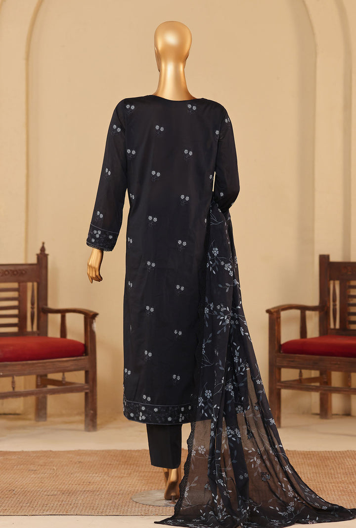 Meeras by HZ Textile Unstitched Embroidered Lawn 3 piece Suit MPE-1080 - Casual Collection