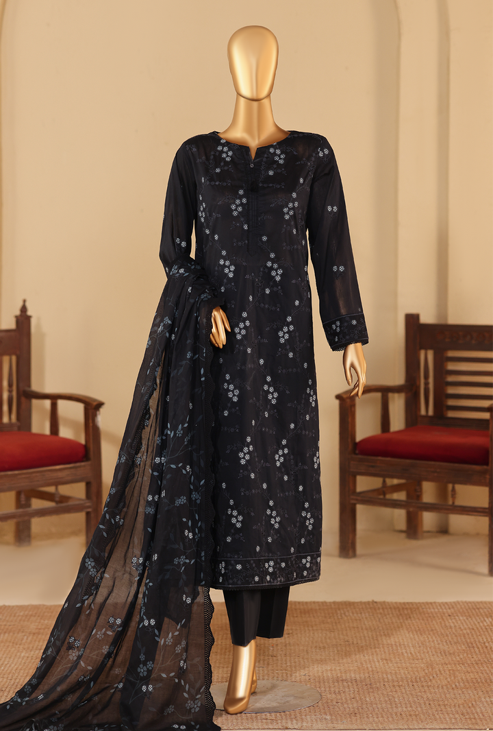 Meeras by HZ Textile Unstitched Embroidered Lawn 3 piece Suit MPE-1080 - Casual Collection