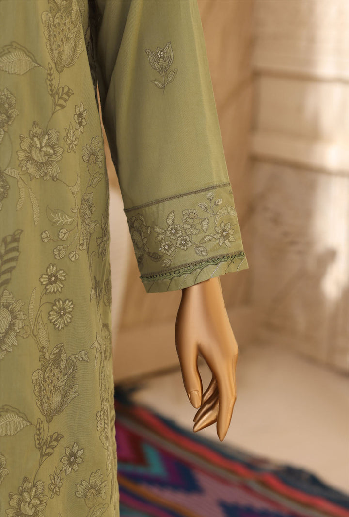 Meeras by HZ Textile Unstitched Embroidered Lawn 3 piece Suit MPE-1083 - Casual Collection