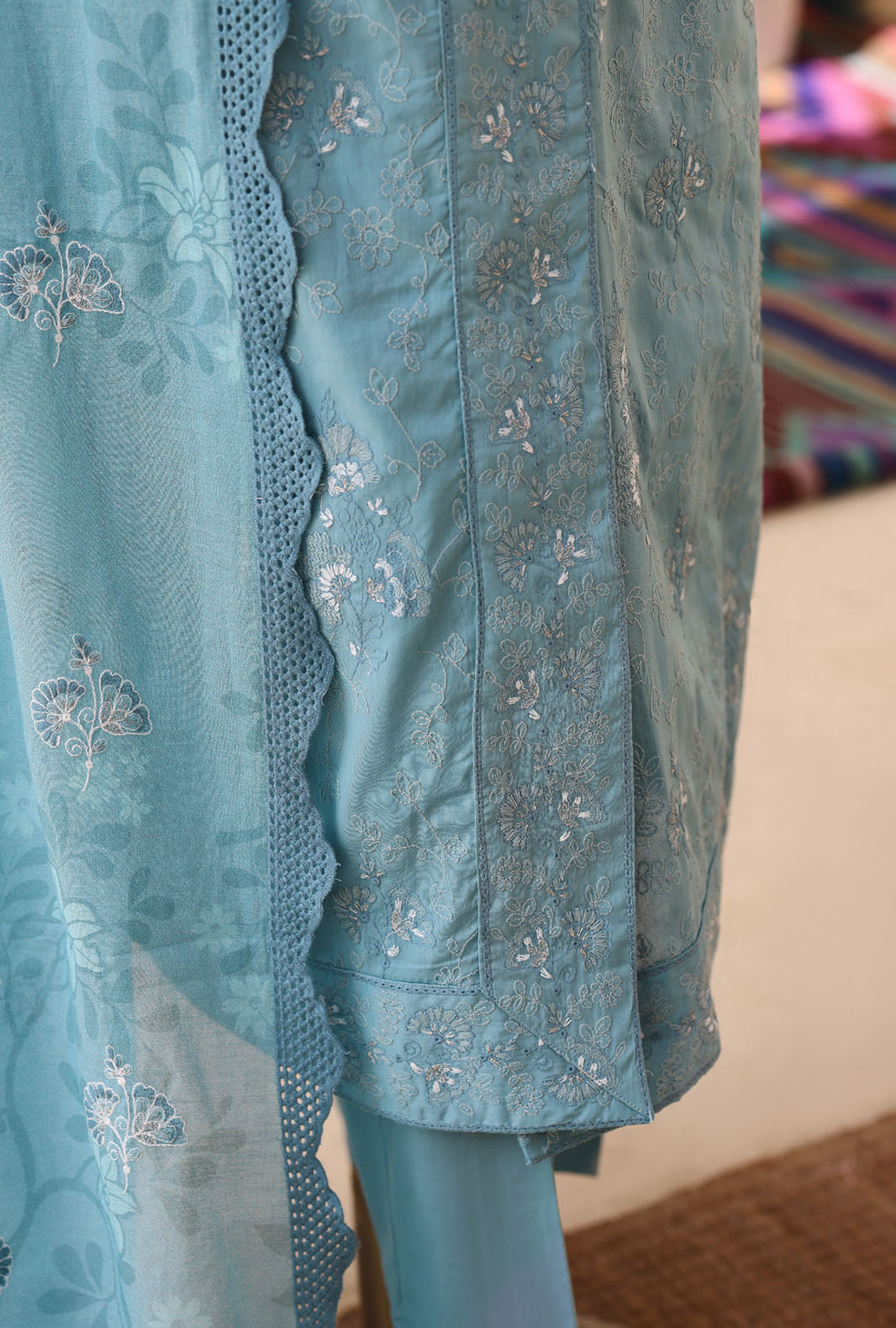 Meeras by HZ Textile Unstitched Embroidered Lawn 3 piece Suit MPE-1089 - Casual Collection