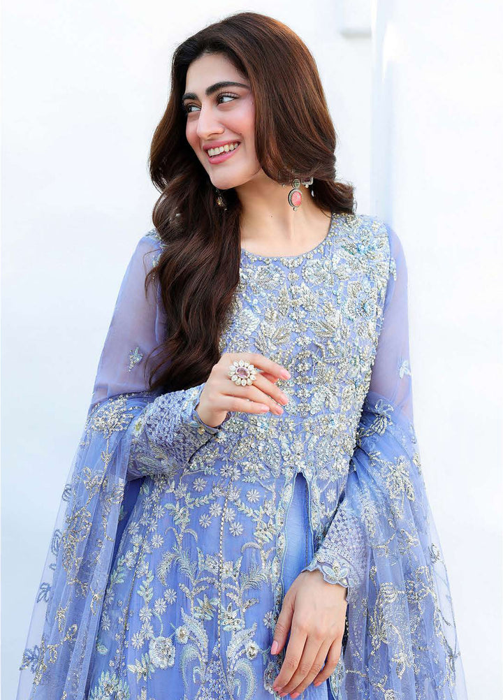 Bachelorette by Mushq Unstitched Embroidered Chiffon 3 Piece Suit MU26UBF Blushing Bride MUNCH260102 - Festive Collection