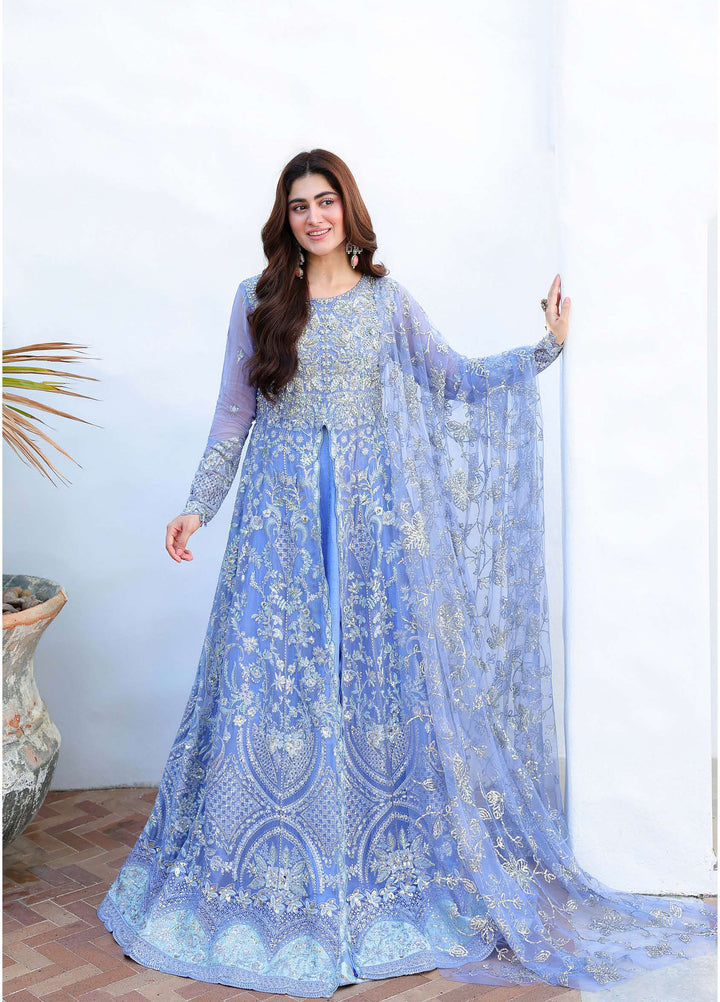 Bachelorette by Mushq Unstitched Embroidered Chiffon 3 Piece Suit MU26UBF Blushing Bride MUNCH260102 - Festive Collection