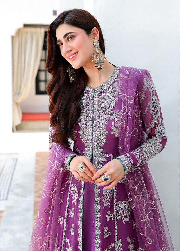 Bachelorette by Mushq Unstitched Embroidered Chiffon 3 Piece Suit MU26UBF Dream Girl MUNCH260104 - Festive Collection