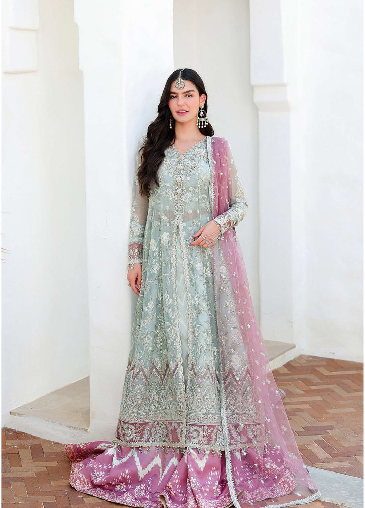Bachelorette by Mushq Unstitched Embroidered Chiffon 3 Piece Suit MU26UBF Flirty Muse MUNCH260105 - Festive Collection