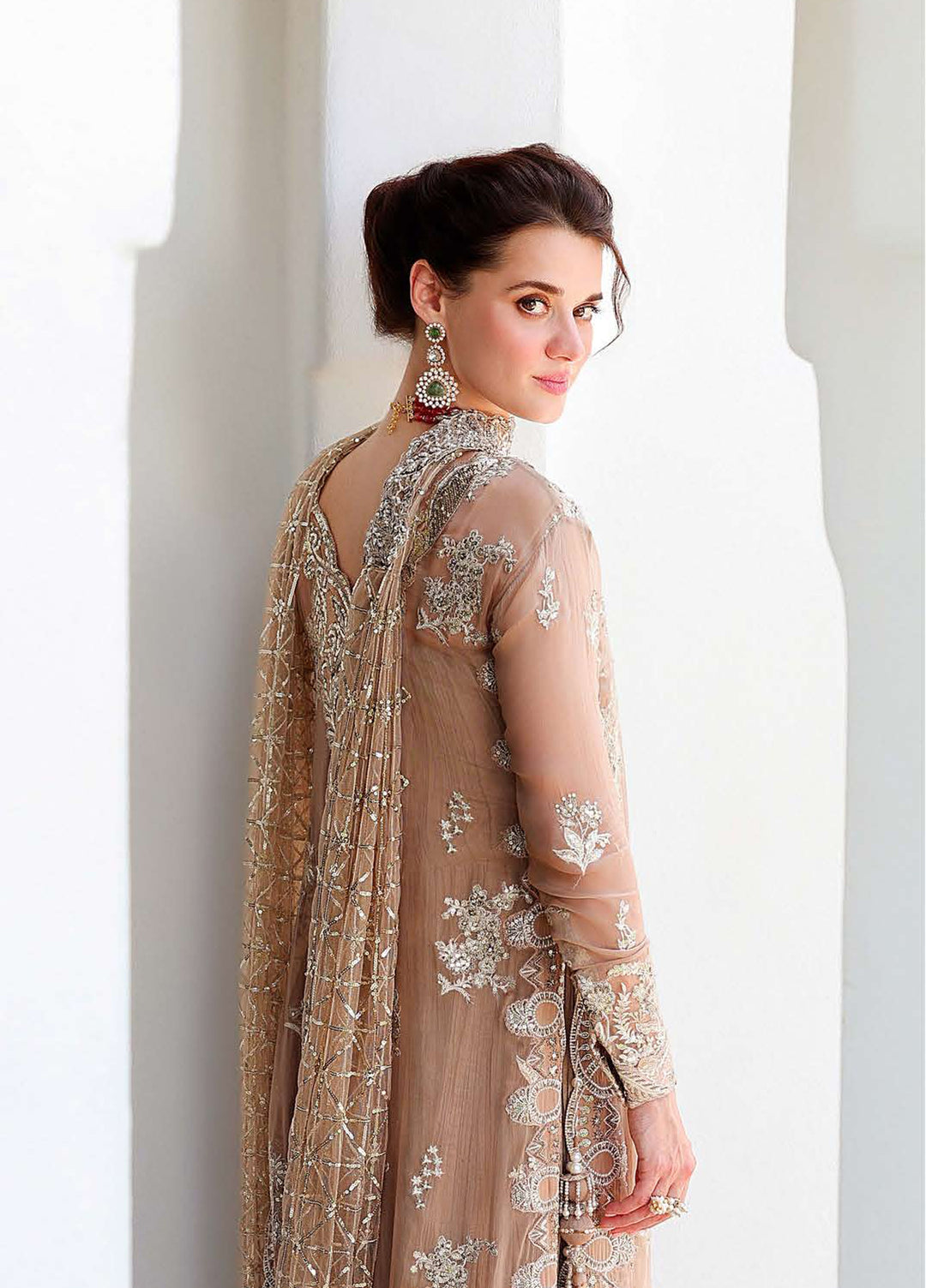 Bachelorette by Mushq Unstitched Embroidered Chiffon 3 Piece Suit MU26UBF Pretty Rebel MUNCH260106 - Festive Collection