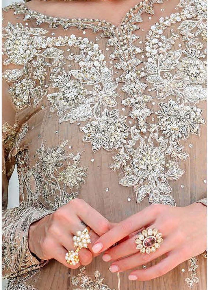 Bachelorette by Mushq Unstitched Embroidered Chiffon 3 Piece Suit MU26UBF Pretty Rebel MUNCH260106 - Festive Collection