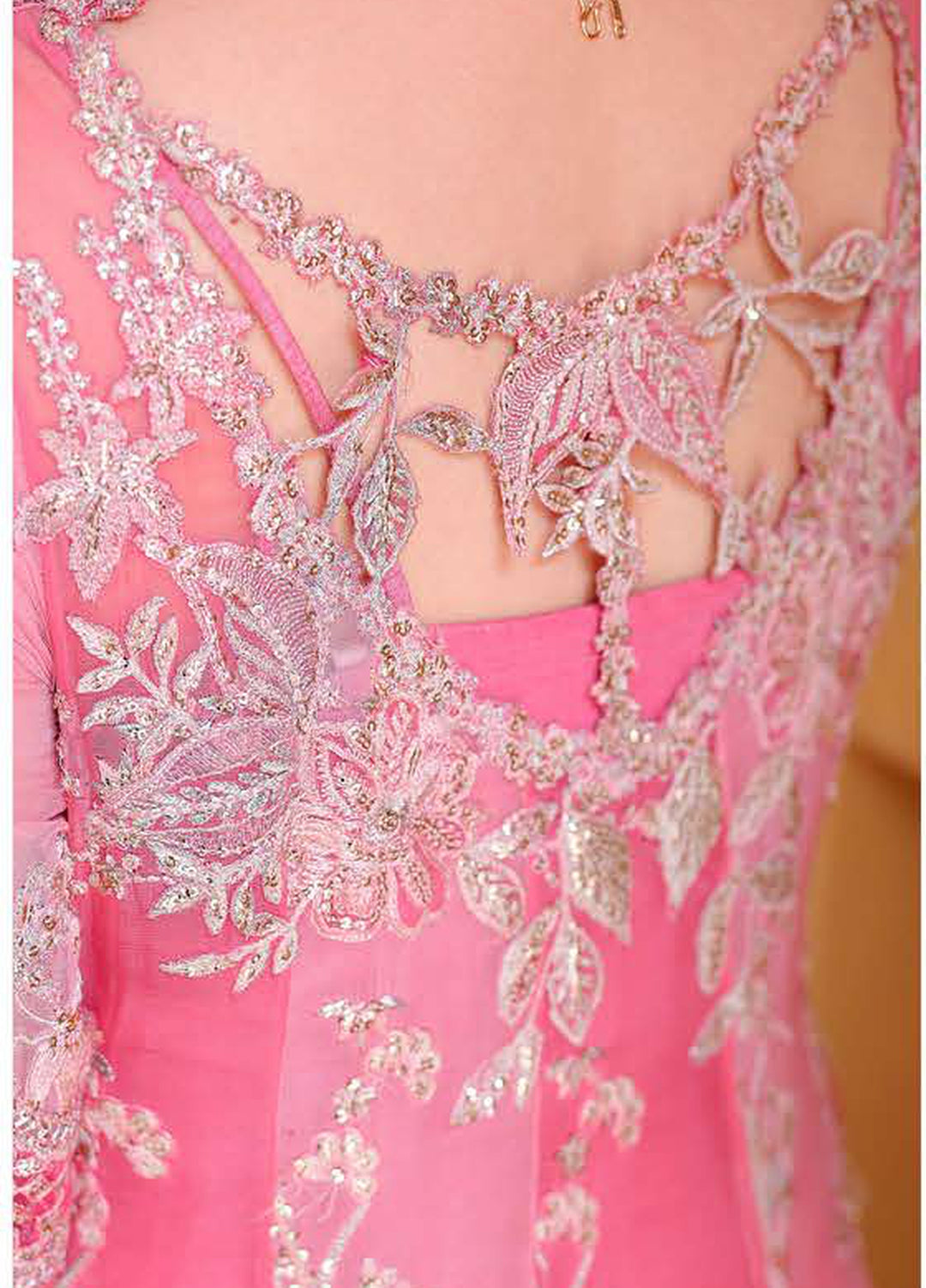 Bachelorette by Mushq Unstitched Embroidered Chiffon 3 Piece Suit MU26UBF Pink Promise MUNCH260107 - Festive Collection