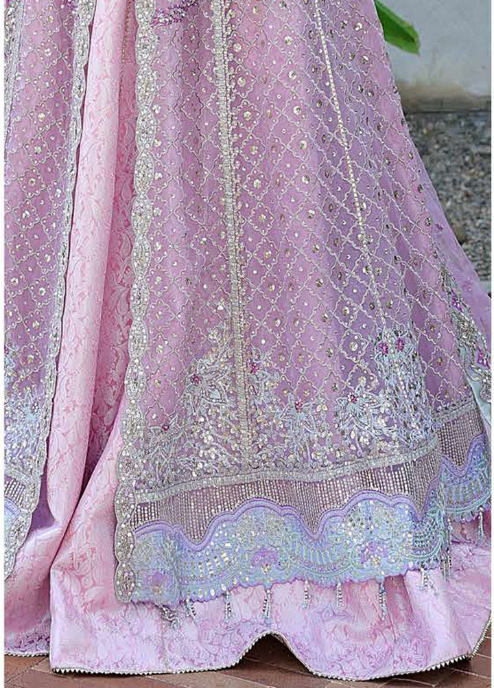 Bachelorette by Mushq Unstitched Embroidered Chiffon 3 Piece Suit MU26UBF Miss Mischief MUNCH260108 - Festive Collection