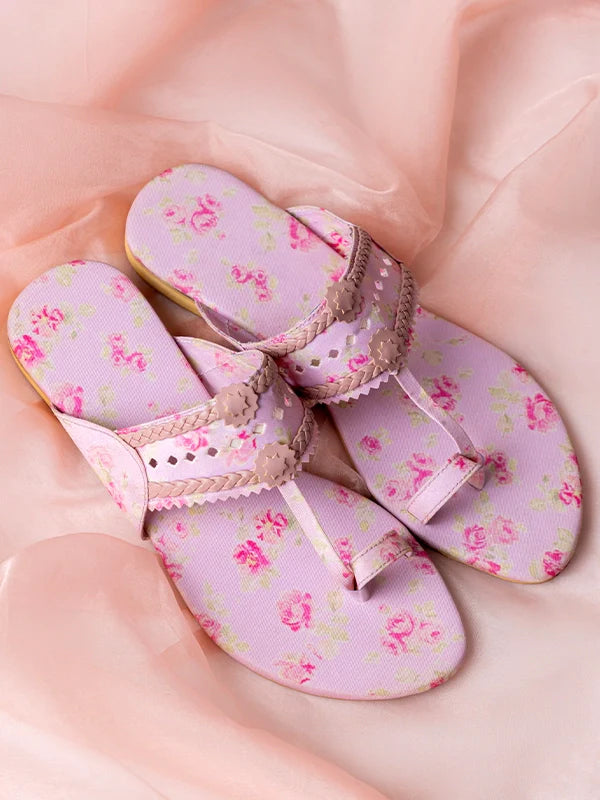 Maa aur Mai by TJK Designs Printed Footwear Eva Kholapuri - Casual Collection