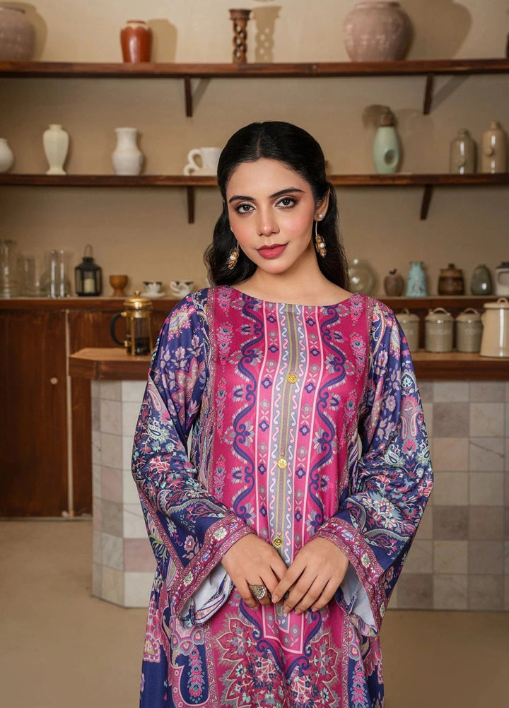 Mataish Women RTW Printed Crepe 1 Piece Suit Majestic Luxe Long Shirt - Festive Collection