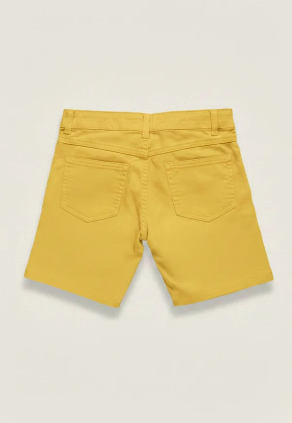 Marigold Yellow Twill Short
