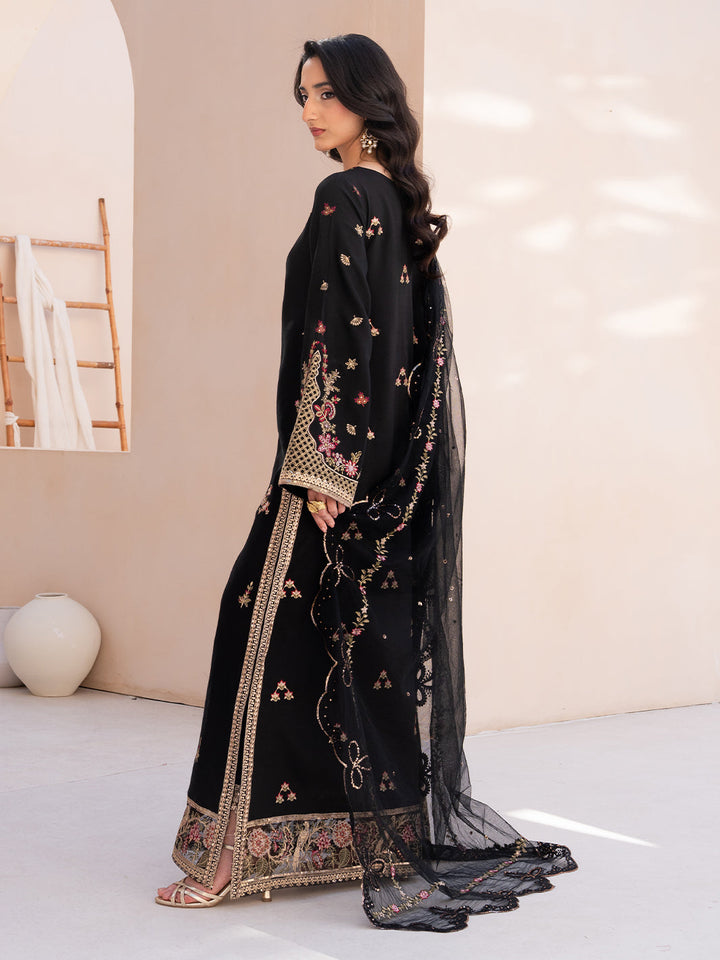 Le Tresor by Izel Pret Embroidered Velvet 3 Piece Suit Marive - Festive Collection