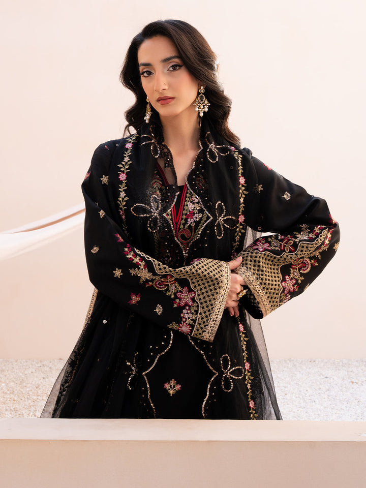 Le Tresor by Izel Pret Embroidered Velvet 3 Piece Suit Marive - Festive Collection